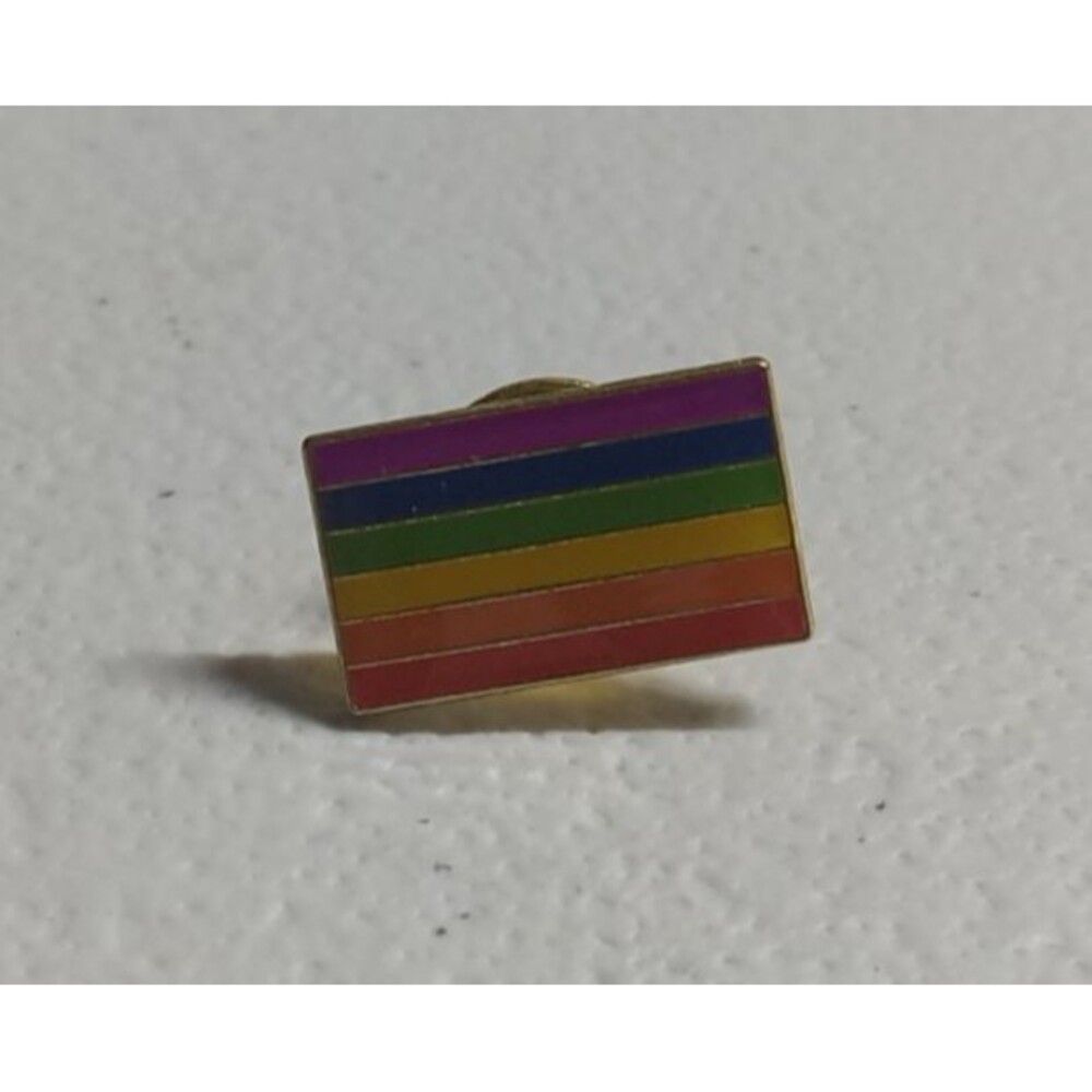 Enamel Pin - Rainbow Pride Flag LGBTQ Gift Badge pin Lapel mx